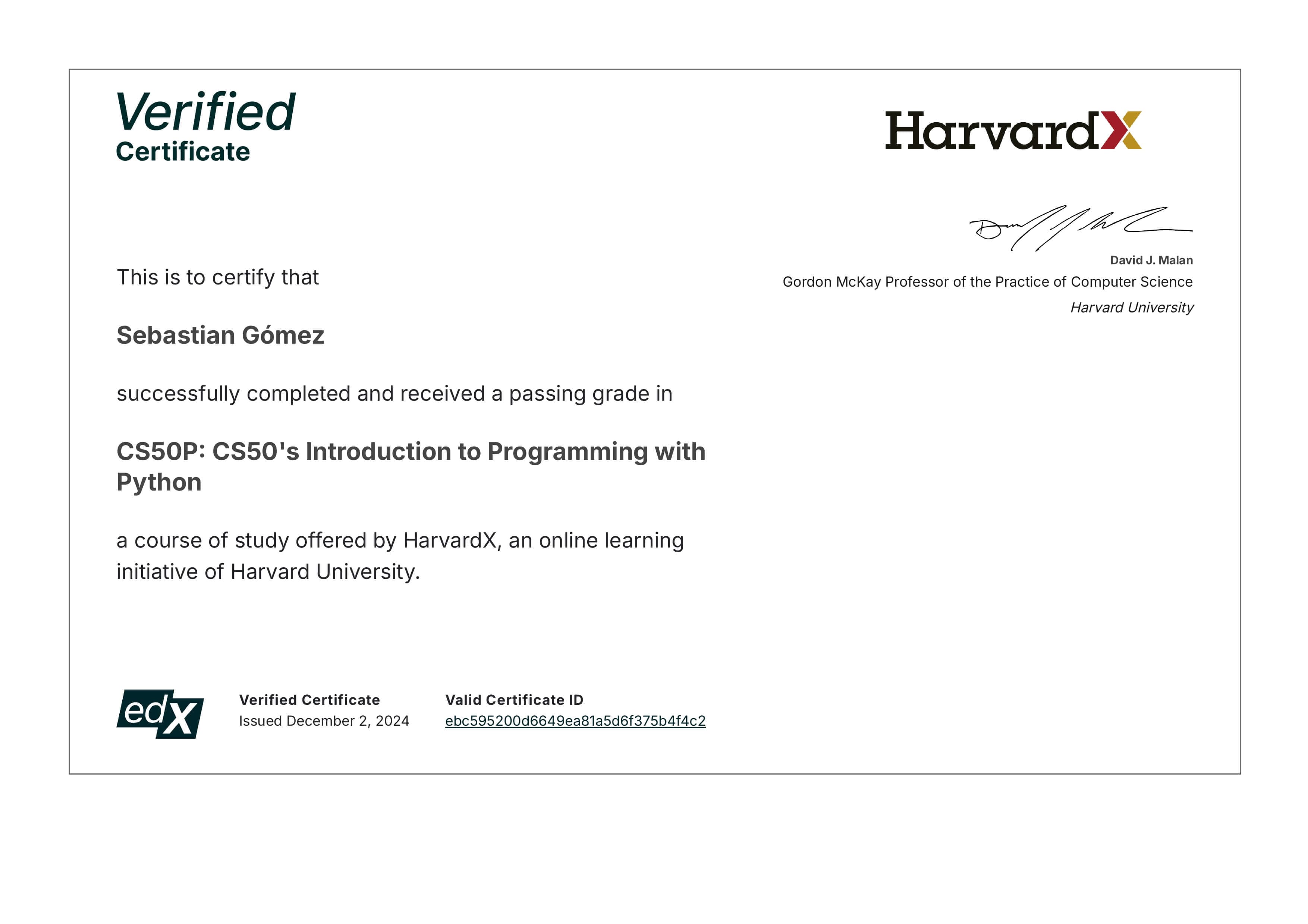 CS50's Intro to Python