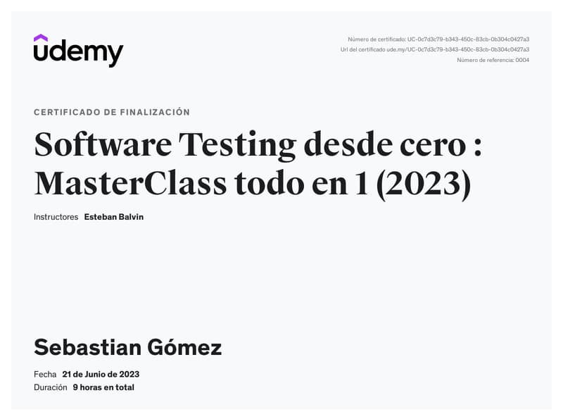Software Testing MasterClass